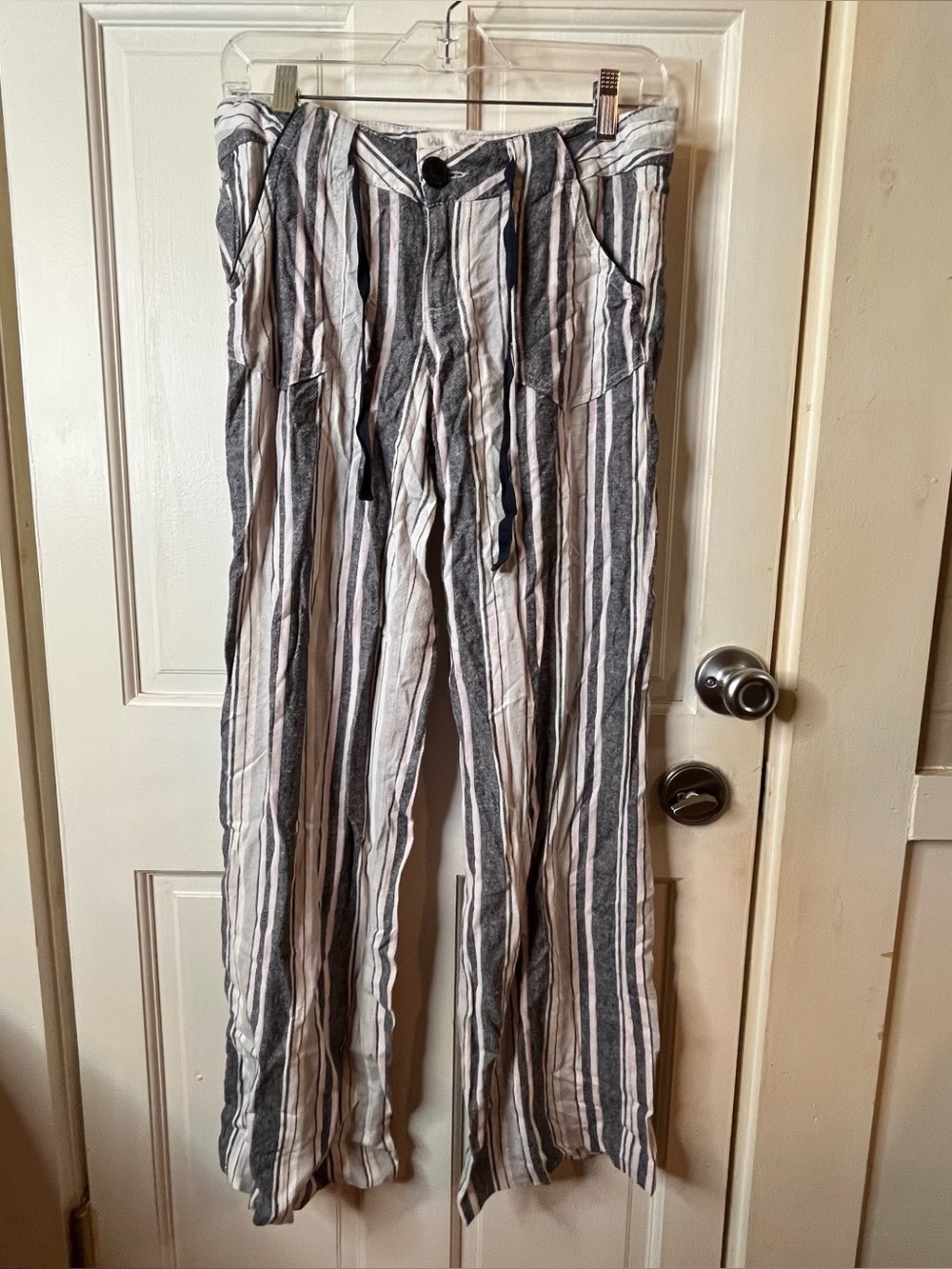 Jolt Striped Wide Leg Pants Size 3